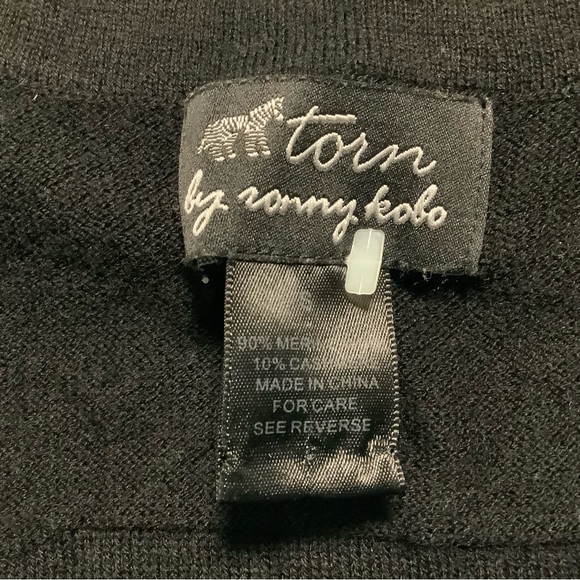 Torn by Ronny Kobo Jovia Heart Sweater - Picture 10 of 11